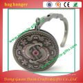 convenient moving sparking heart shape 3d stainless steel bag hanger